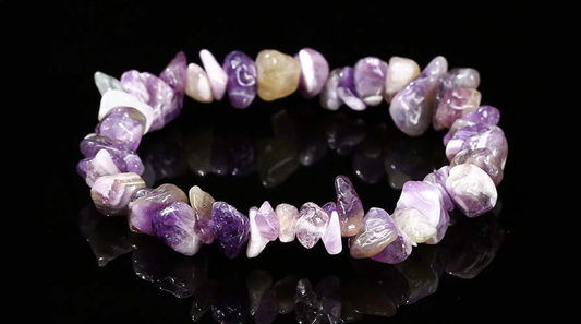 Colorful Crushed Crystal Bracelet – Natural Stones