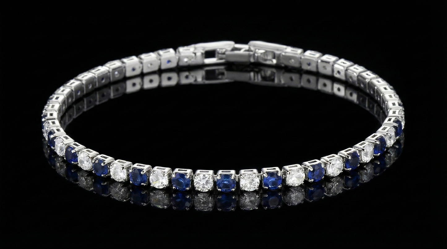 Inlaid Zircon Bracelet – Trendy Design