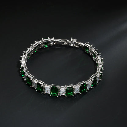 AAA Zircon Geometric Bracelet – Minimal Luxury