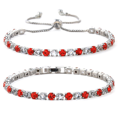 Minimal Zircon Bracelet for Women – High-End Feel