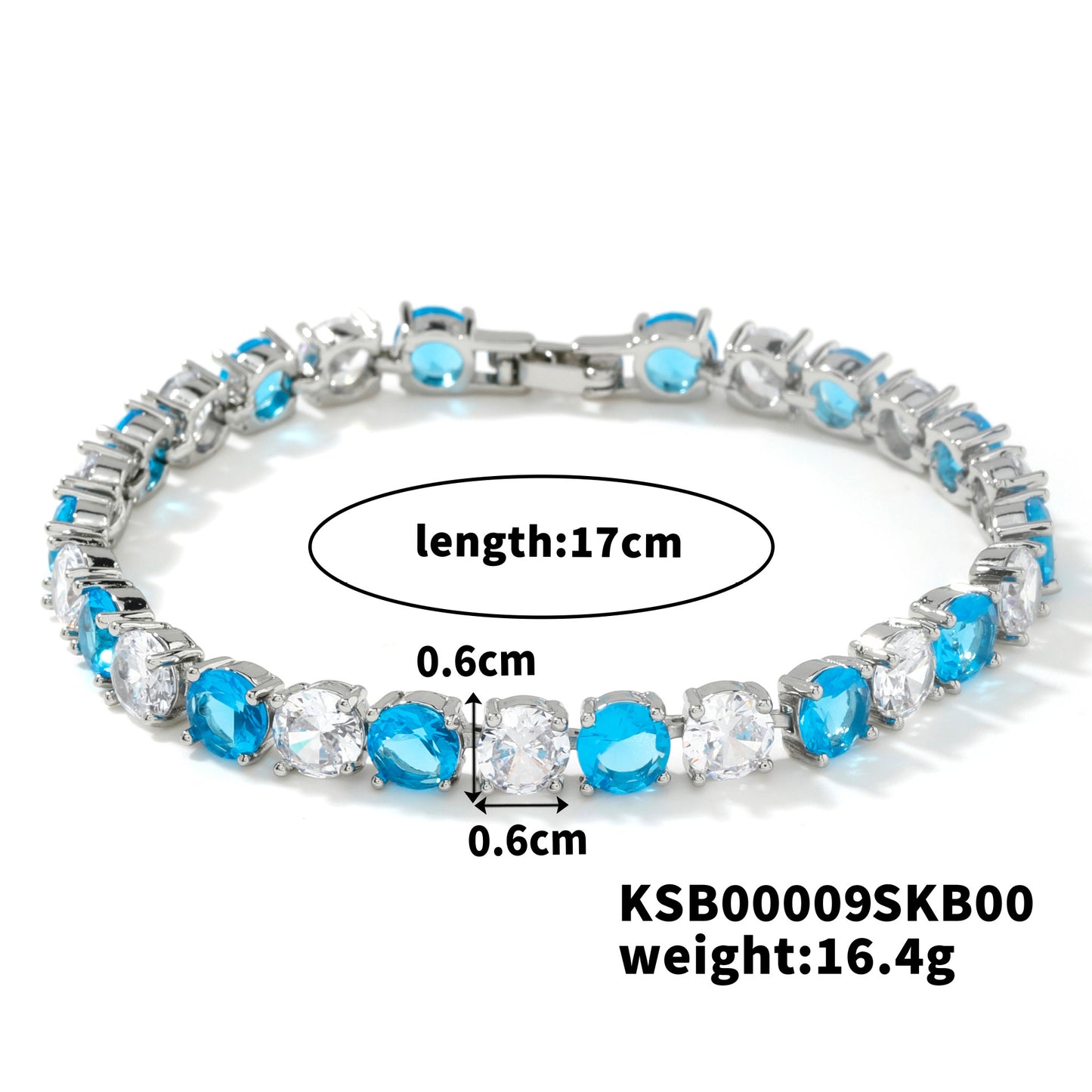 Candy Color Zircon Bracelet – Wedding Style