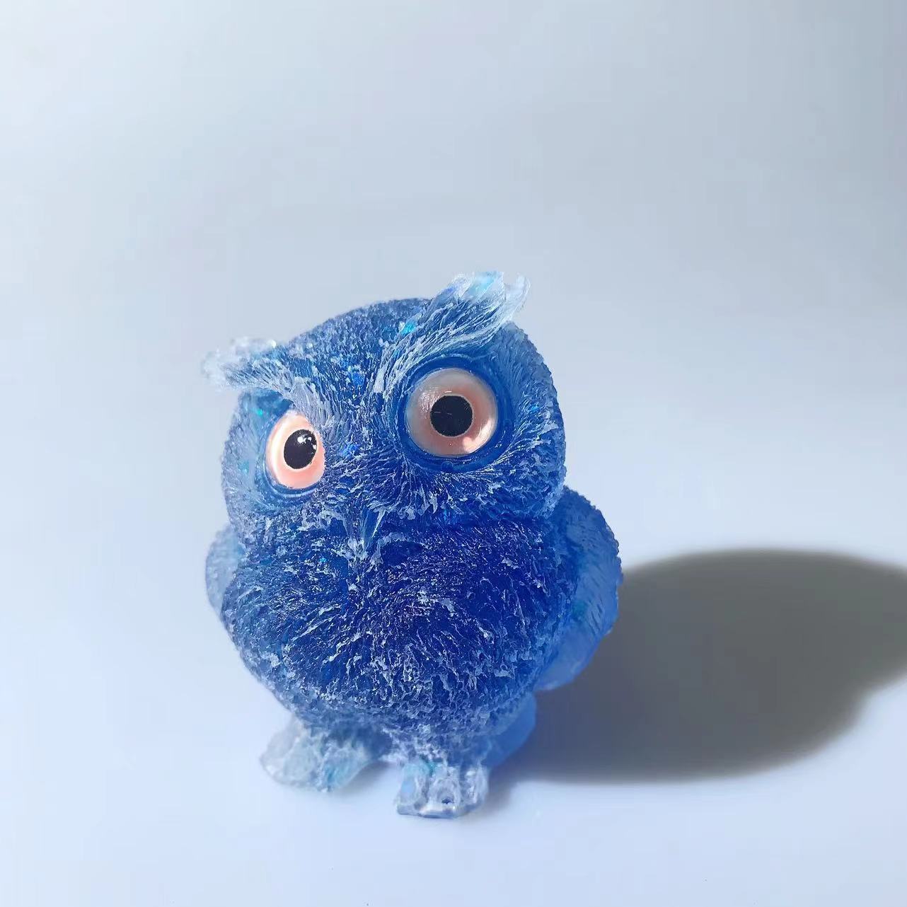 Hot Item Cute Owl Crystal Stone Home Decor Handicraft Decoration Gift Home Decor