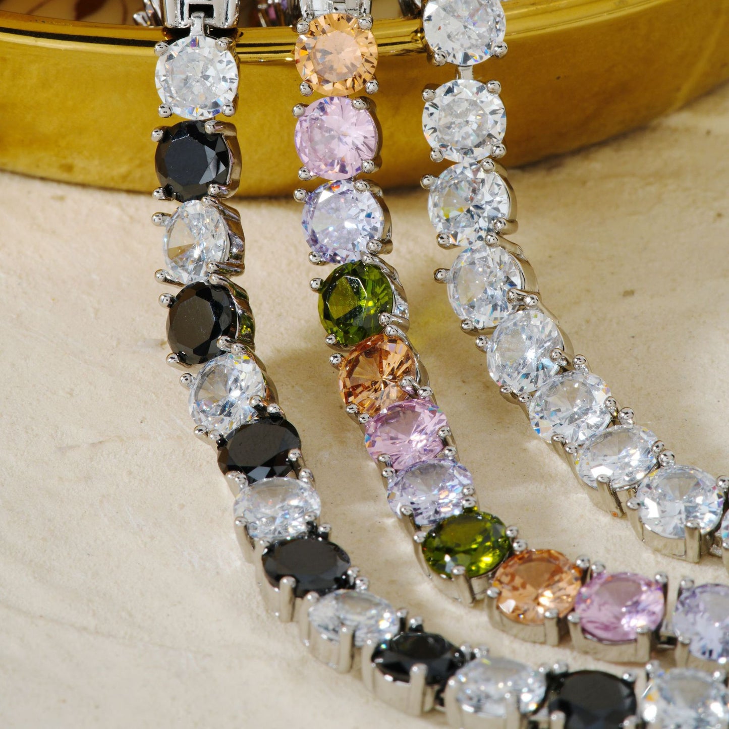 Candy Color Zircon Bracelet – Wedding Style