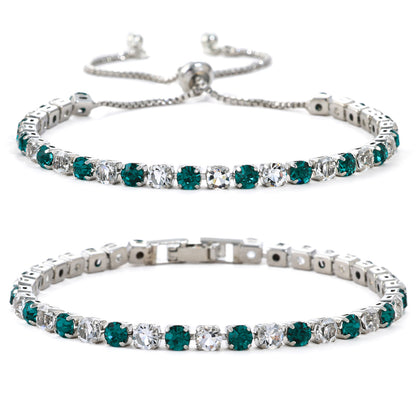 Minimal Zircon Bracelet for Women – High-End Feel
