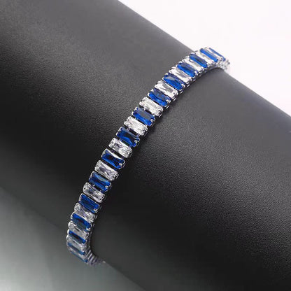 Titanium Steel Zircon Tennis Bracelet – Unisex