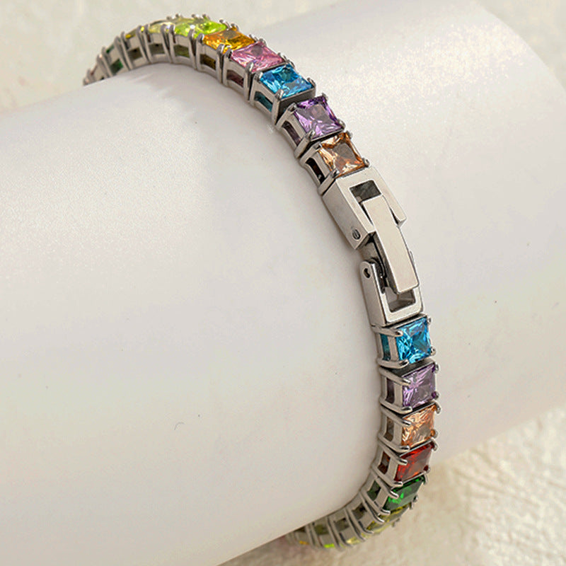 Classic Zircon Tennis Bracelet – Daily Wear
