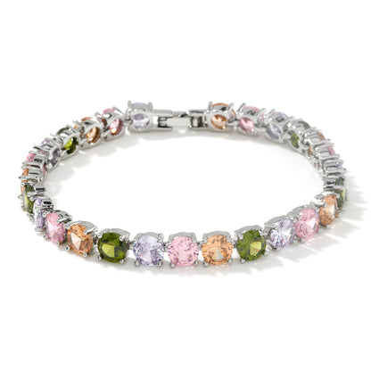 Candy Color Zircon Bracelet – Wedding Style