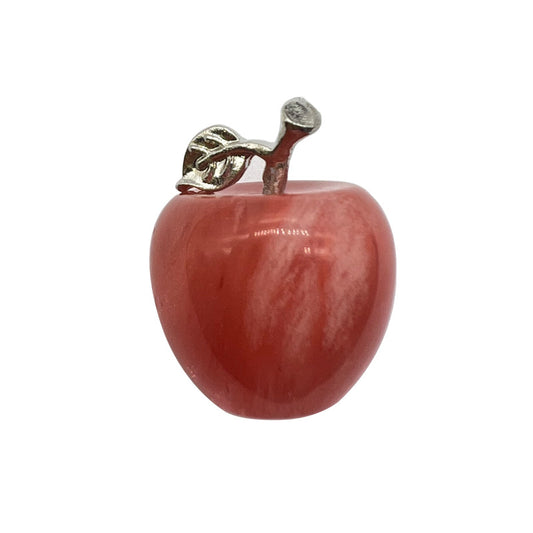 Hot Selling Natural Crystal Agate Jade12Colorful Apple Small Ornaments Peaceful Christmas Gifts