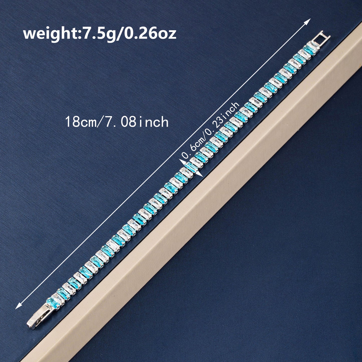 Hip-Hop Polka Dot Zircon Tennis Bracelet