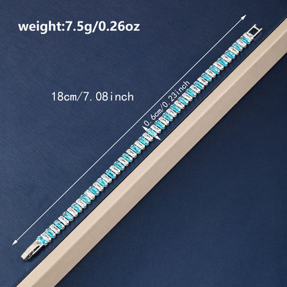 Hip-Hop Polka Dot Zircon Tennis Bracelet