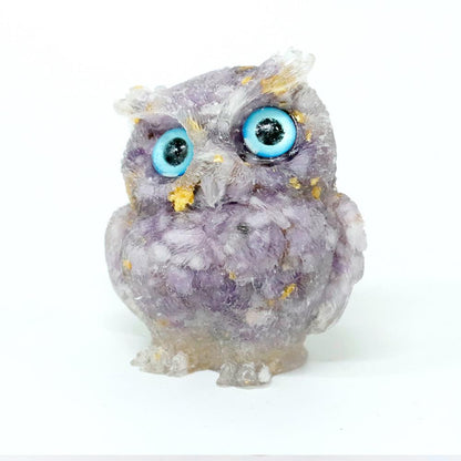 Hot Item Cute Owl Crystal Stone Home Decor Handicraft Decoration Gift Home Decor