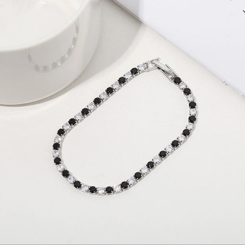 Sugar Cube Colorful Zircon Bracelet – Unisex