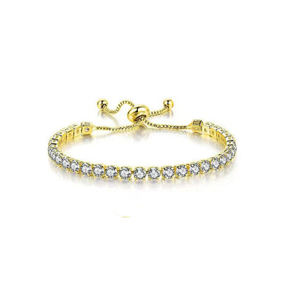 Minimal Zircon Bracelet for Women – High-End Feel