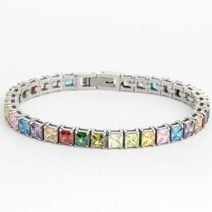 Classic Zircon Tennis Bracelet – Daily Wear