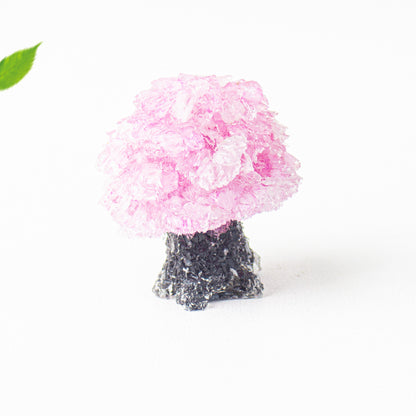 Creative Natural Crystal Stone Resin Small Tree Crystal Tree Money Tree Home Decoration Office Desktop Ornament