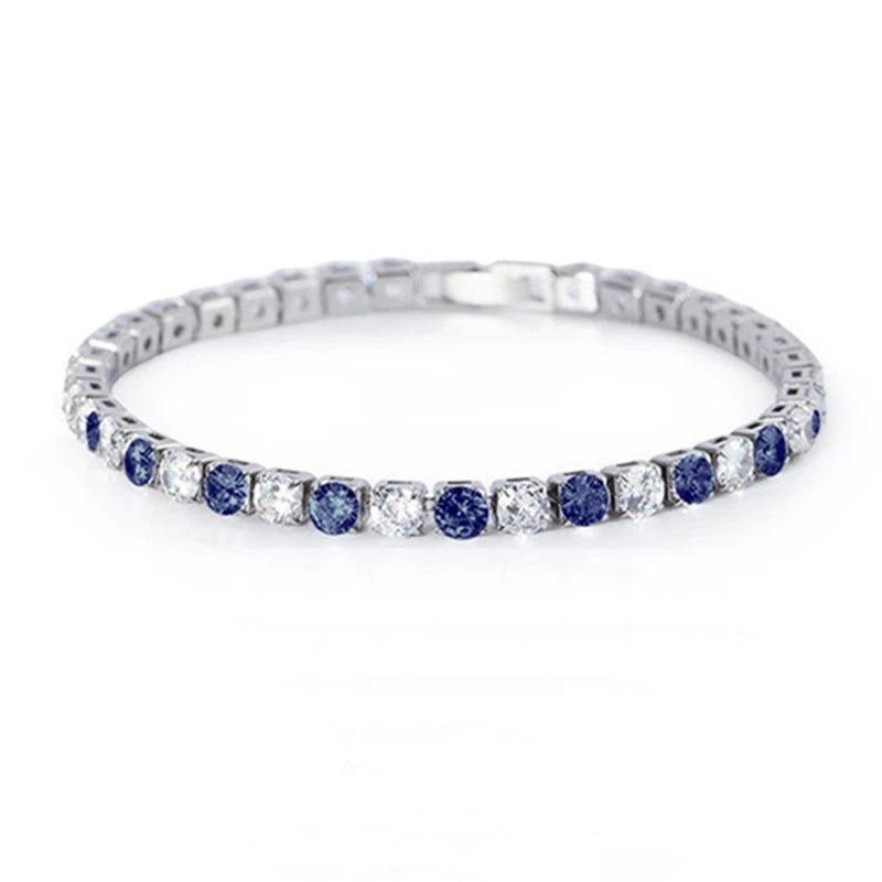 Sugar Cube Colorful Zircon Bracelet – Unisex