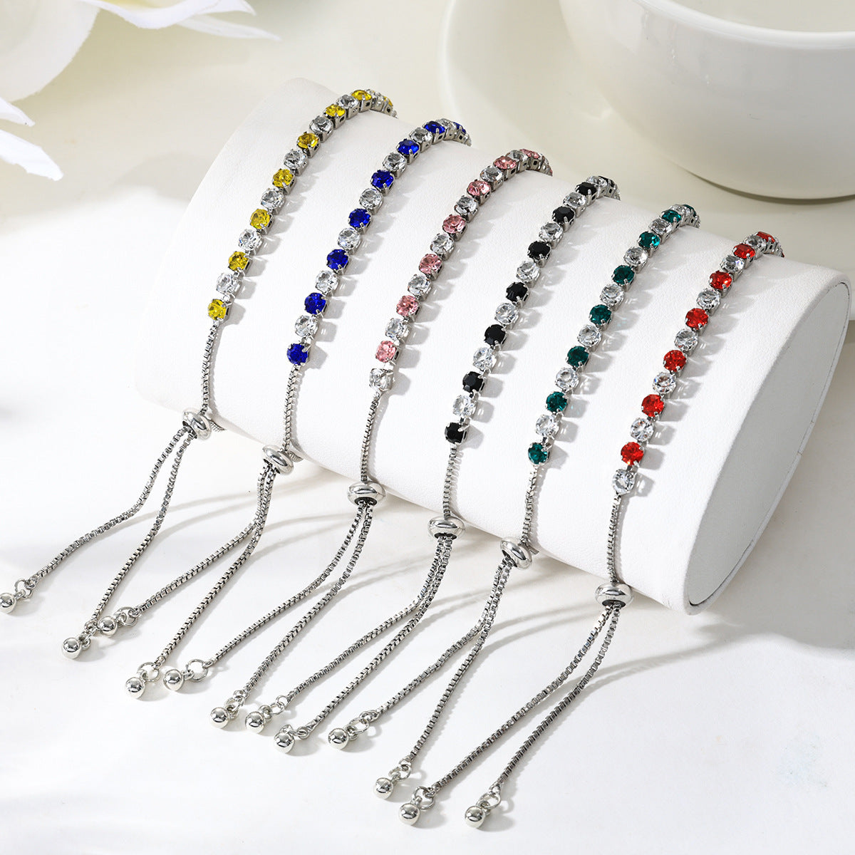 Minimal Zircon Bracelet for Women – High-End Feel