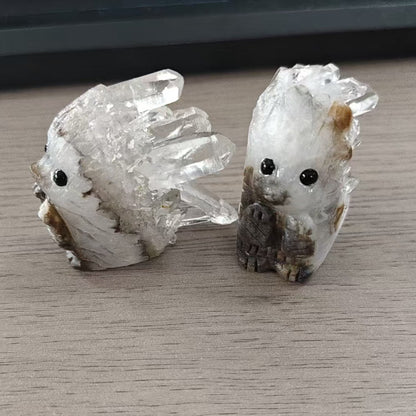 Hot Selling Natural Crystal Hand-Carved Crystal Cluster Hedgehog Crystal Pet Home Creative Decoration Ornaments