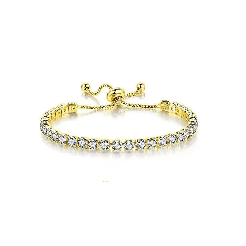 Minimal Zircon Bracelet for Women – High-End Feel