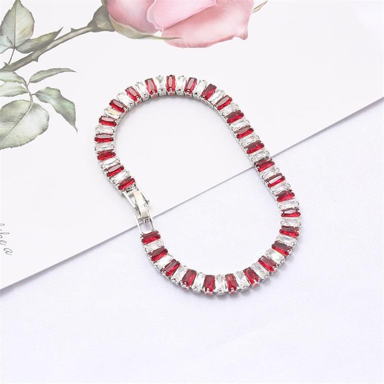 Hip-Hop Polka Dot Zircon Tennis Bracelet