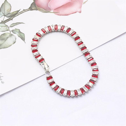 Hip-Hop Polka Dot Zircon Tennis Bracelet