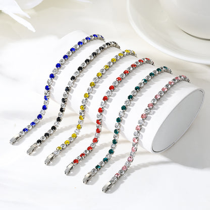 Minimal Zircon Bracelet for Women – High-End Feel