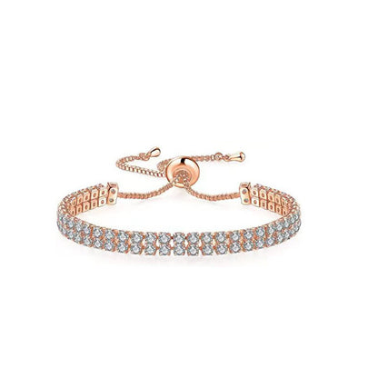 Minimal Zircon Bracelet for Women – High-End Feel