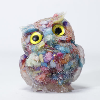 Hot Item Cute Owl Crystal Stone Home Decor Handicraft Decoration Gift Home Decor