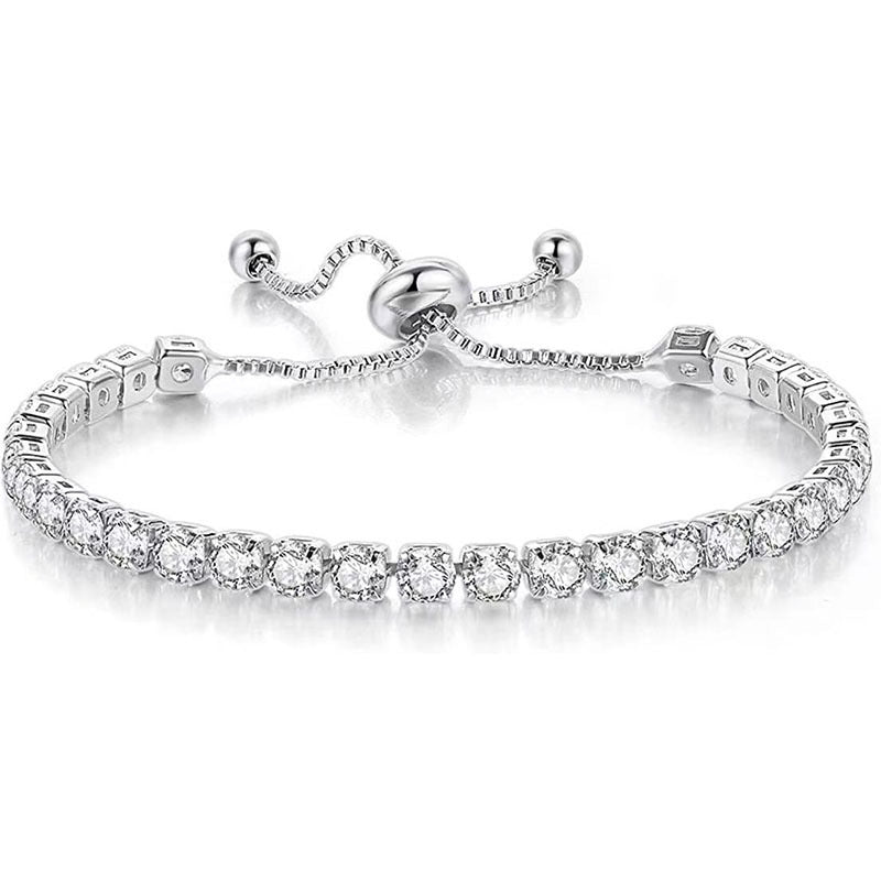 Minimal Zircon Bracelet for Women – High-End Feel