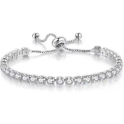 Minimal Zircon Bracelet for Women – High-End Feel