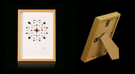 Energy Crystal Grid Frame – Desktop Display