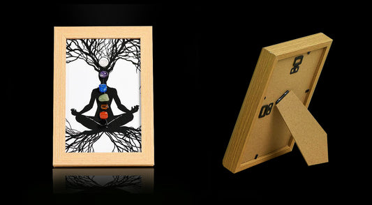 Balanced Seven Chakra Crystal Display