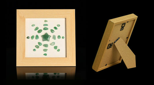 Pentagram Solar Flower Crystal Frame