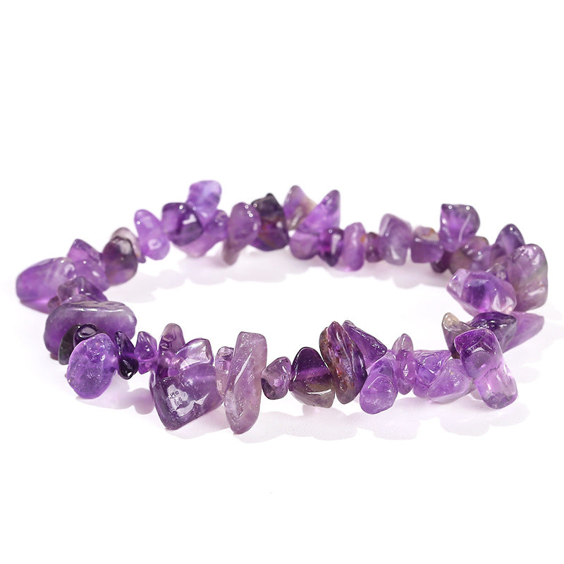 Colorful Crushed Crystal Bracelet – Natural Stones