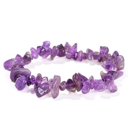 Colorful Crushed Crystal Bracelet – Natural Stones