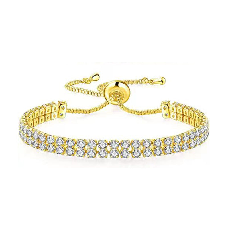 Minimal Zircon Bracelet for Women – High-End Feel